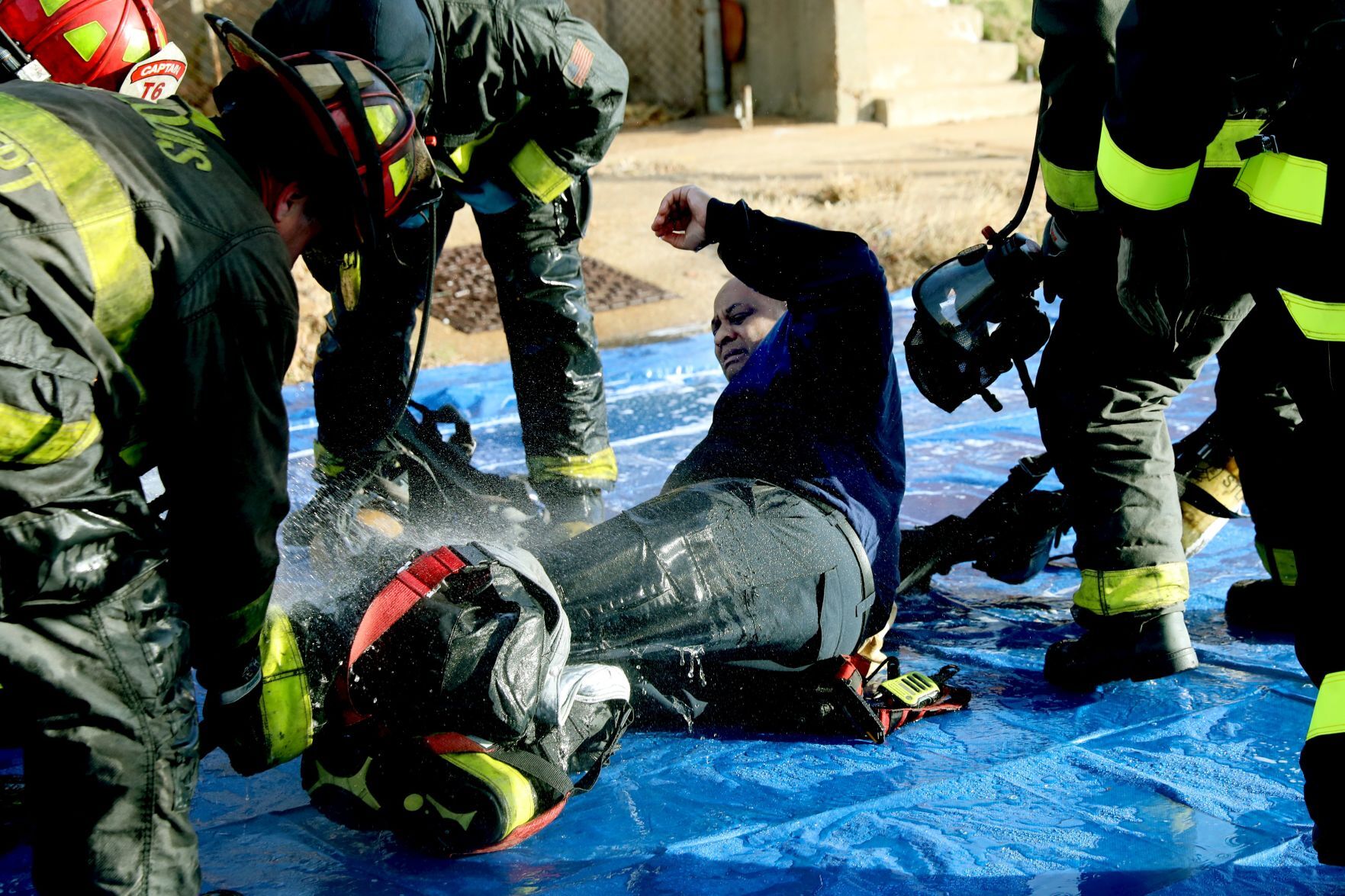 Two firefighters injured near site of chemical leak in St. Louis